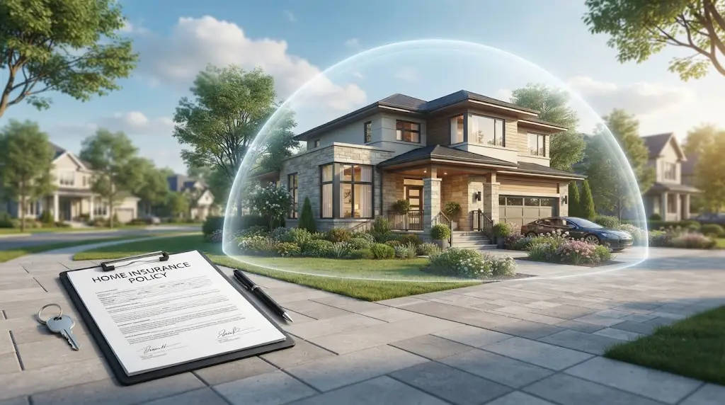 Astera Homes Insurance protecting a modern residential property