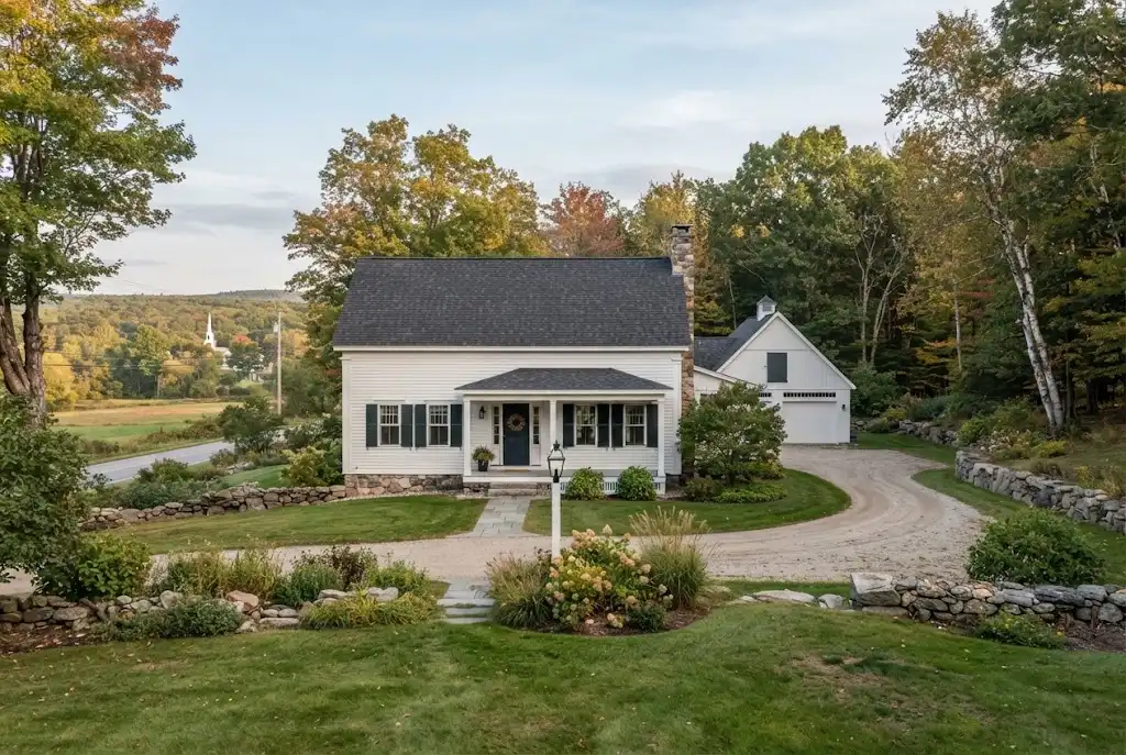 Traditional New England home representing Contoocook NH real estate