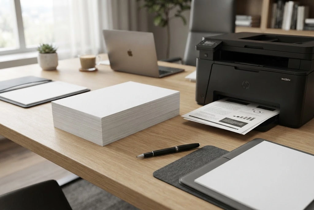 Legal paper white sheets for professional printing and office documents