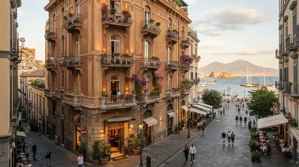 Rex Lifestyle Hotel Napoli near the Naples waterfront in Italy
