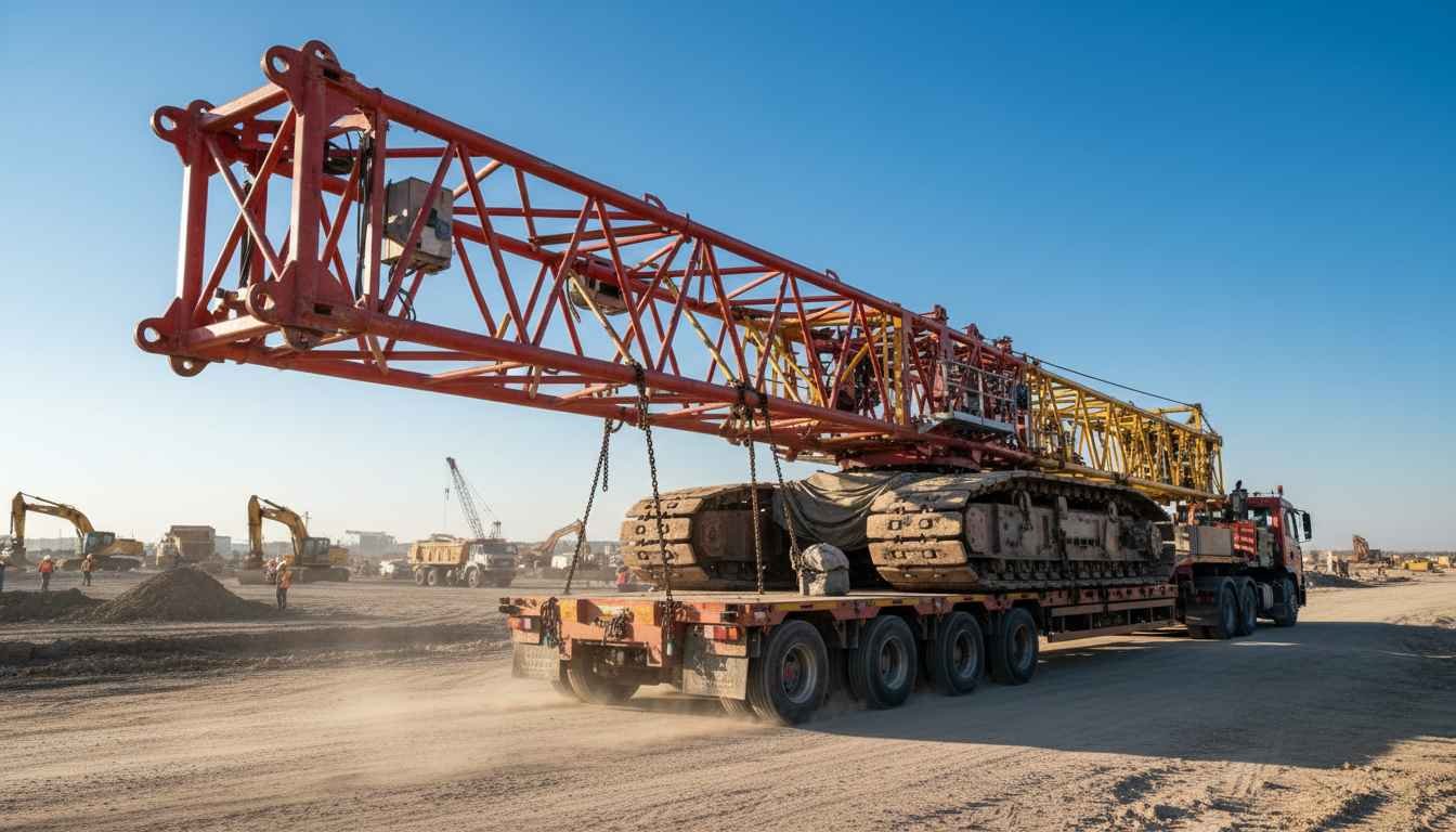 crawler crane transport